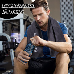 36 Pcs Microfiber Gym Towels for Exercise Fitness Bulk 32 X 16 Inch Soft Quick-D