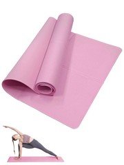 Non-Slip Yoga Mat High Density EVA Exercise Pad Pilates Fitness Floor Workout