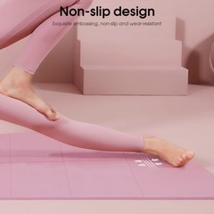 Non-Slip Yoga Mat High Density EVA Exercise Pad Pilates Fitness Floor Workout