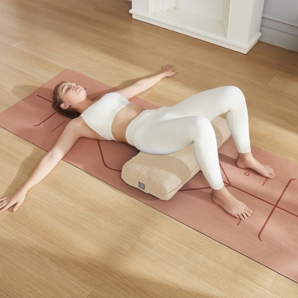Sweet Home Collection Rectangular Meditation Yoga Cushion Pillow 25 x 12 x 5