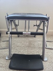 Malibu Pilates Pro Chair Foldable Adjustable Handles Spring Resistance Pilates