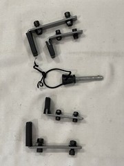 AeroPilates Roller Wheel stop Stoppers & Pin Replacement Part Set of 5