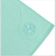Hot Yoga Towel Mat Sized Microfiber Super Absorbent 24×72 Jade Green