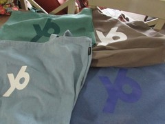 YOGA6 LARGE TOTE BAG COTTON/CANVAS “NEW” 4 COLORS $20.00