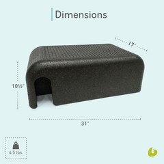 Pilates Sitting Box Lite Lightweight Foam For Balanced Body