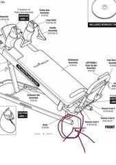 Pilates Power Gym Plus 1 Wheel Parts Only) Text Me