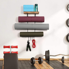 Yoga Mat Holder Accessories Wall Mount Organizer Storage Decor Foam Roller and T