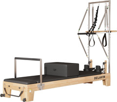 Home Pilates Reformer Machine with Jump Board & Accessories, Supports 440 LBS