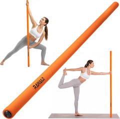 Yoga Stick, Upgraded 5Ft Sturdy Steel Mobility Stick, Adjustable Exercise Equipm
