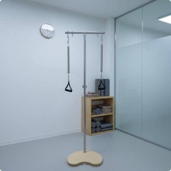 Pilates Ped-O-Pull Wood Base Ped-O-Pull Stand Top Bar for Home Gym