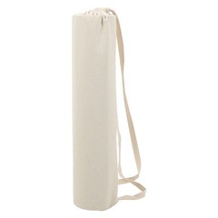 White Yoga Mat Organizer Bag with Foldable Design for Easy Storage and Transport
