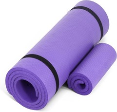 CAP Barbell 1/2-Inch High Density Exercise Yoga Mat with Strap | Multiple Option