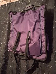 Evo Yoga Matt Carrying Bag Lots of Pockets Water Bottle Slot Purple