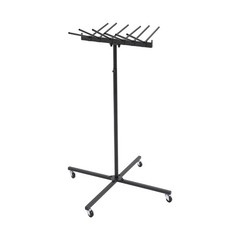 Metal Jump Rope Holder Rack Adjustable Height Rope Holder Rope Rack With Wheels