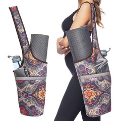 Entiforry Yoga Mat Bag with Large Size Pocket and Zipper Pocket, Yoga Mat Str…