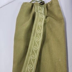 Vtg Gaiam Purple Anti Slip Yoga Mat Green Canvas Carry Bag Pilates Fitness