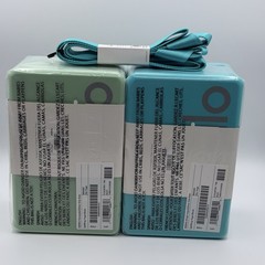 Alo Yoga Uplifting Yoga Block Set of 2 With 1 Matching Strap Aqua Green NWT NEW
