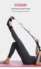 Yoga Stretch Strap, Leg Stretcher Foot Stretching Belt with Loops, Gymnastics