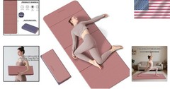 Eco-Friendly 7-Fold Yoga Mat – 70″x24″ Non-Slip, Compact Design for Any Workout