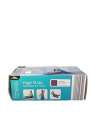 Crane Fitness 70 inch Yoga Stretching Strap with D Rings Cabernet