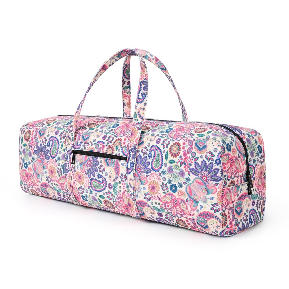Large Yoga Mat Bag Carrier Wet Pocket Gym Tote For Women Fitness Exercise