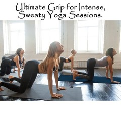 Yoga Towel with Silicone Grip. Non Slip Hot Yoga Mat Towel by Tatago