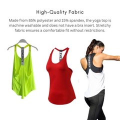 Women plus size Yoga Top & Yoga Towel with Silicone Storage Bag Pack(Bulk 3Sets)