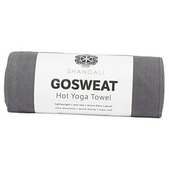 GoSweat Non-Slip Hot Yoga Towel with Super-Absorbent Soft 72.00″ x 26.50″ Gray
