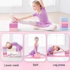 High-Density Premium Non-Slip Yoga Blocks – Stretching,Pilates & Flexibility Aid