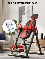 Gravity Heavy Duty Inversion Table with Headrest & Adjustable Protective Belt…