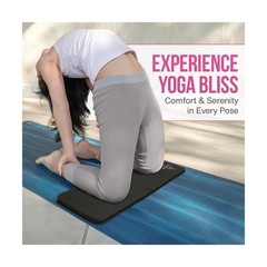 Kinesis Yoga Knee Pad Cushion – Extra Thick 1 inch (25mm) for P… USA FAST SHIP