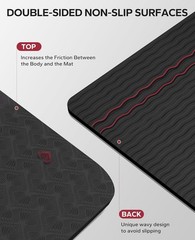 Hapbear Extra Large Non-Slip Yoga Mat 72×48 Inch Eco-Friendly