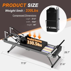 Pilates core bed, foldable home high quality, yoga studio with the same