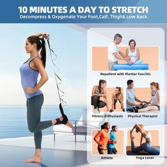 Ergonomic Calf and Foot Stretcher for Enhanced Flexibility and Injury Recovery