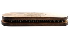 Sadhu Nail Board Yin Yang Brown 10mm Birch Wood Ballistic Forged Nails