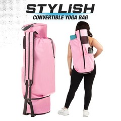 MAGNILAY Yoga Mat Bag – for Women and Men, Carrier, One Size, Pink