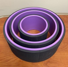 GUSTARIA Yoga Wheel Set ~ Sports, Yoga Wheel Roller for Back Pain, Stretching