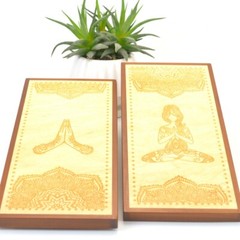 Sadhu Board with Thermal Ash “Nirvana” Galvanized Nails 10 mm/0.4 inch