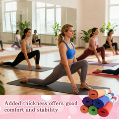 14 Pcs Yoga Mats Bulk 68 X 24 X 0.12 Inch anti Slip Fitness Workout Mats for Men
