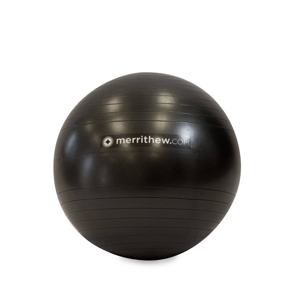 STOTT PILATES STABILITY BALL 22 INCH, BLACK *DISTRESSED PKG