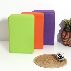 1Pcs Yoga Fitness Block Foam Brick EVA Gym Workout Stretching Random color