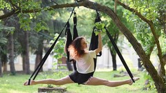Aerial Yoga Swing Set – Yoga Hammock Aerial Swing – Aerial Sling Inversion Fl…