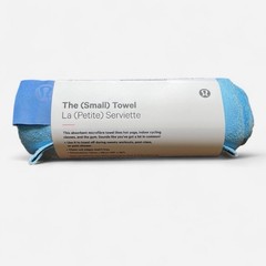 Lululemon Athletica The (Small) Towel, Light Blue for Yoga/Gym 16×26” NEW NWT