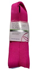 New GAIAM Easy Cinch Hot Pink Yoga Mat Sling – Hands Free Mat Carrier