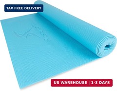 ProsourceFit Classic Yoga Mat 1/8″ (3mm) Thick, Extra Long 72-Inch Lightweight F