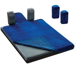 Pilates Reformer Non-Slip Mat Towel (Included 2 Pcs Shoulder Block Covers) (N…