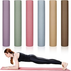 6 Pack Yoga Mats Bulk 68 x 24 Inches Non Slip Exercise Yoga Mat 4 mm Thick Anti
