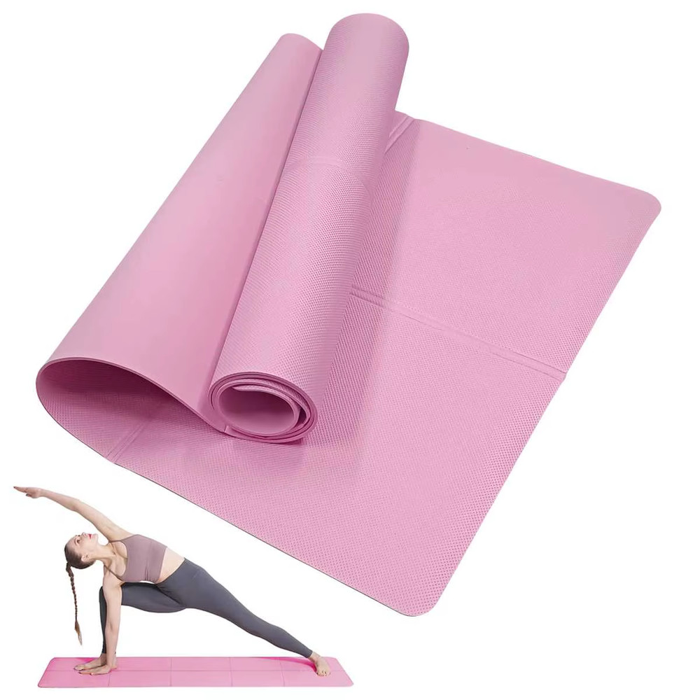 Pink Foldable Yoga Mat Eco Friendly EVA Folding Travel Fitness Exercise Mat 3/4/