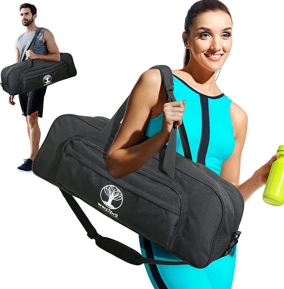 Yoga Mat Bag Carrier with 8-Pocket & Wet Pocket, Air Vent | Large Yoga Mat Holde