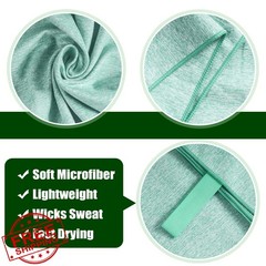 NUOYEE Light Green L(30×60) Yoga Towel 1 Pack